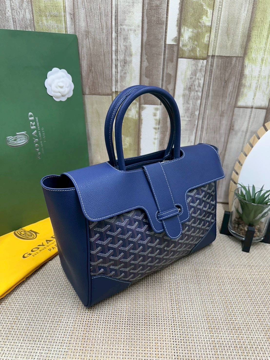 5 สี ORI หนังแท้ | Goyard Saigon Tote Bag กระเป๋าสะพายทรงโท้ท พร้อมหูจับใช้งานง่าย ภายในโล่งกว้าง หรูหราลงตัว