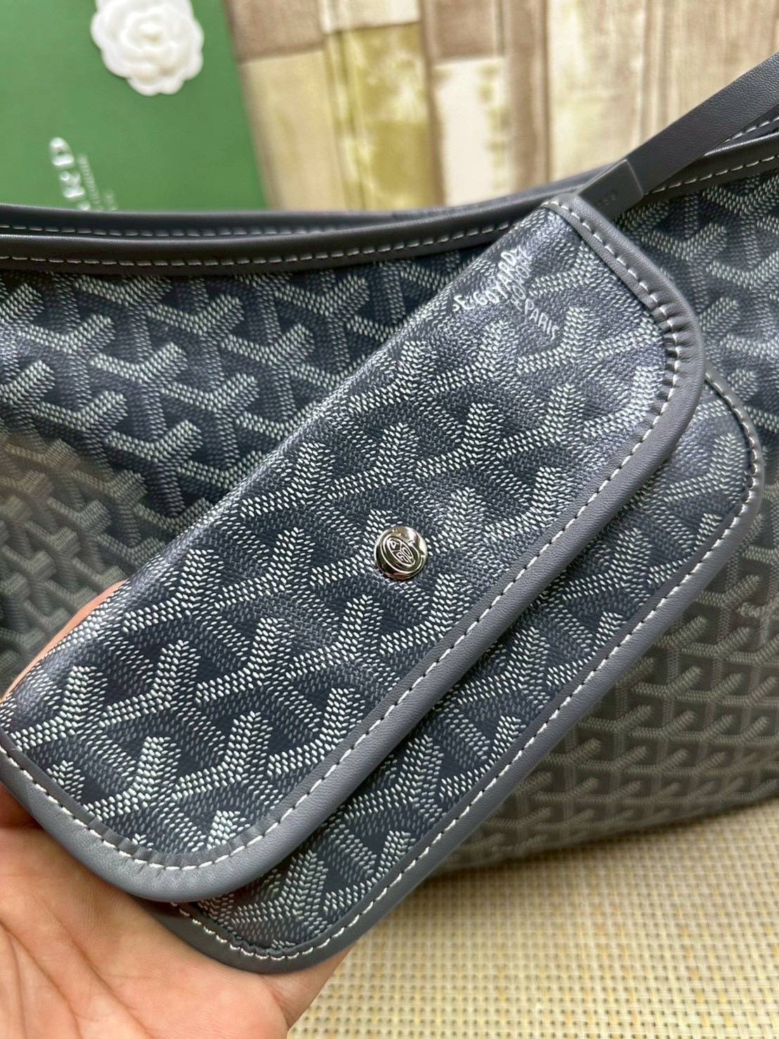 พร้อมส่ง 8 สี ORI หนังแท้ | Goyard Bohème Hobo Bag กระเป๋าสะพายทรงโฮโบ สะท้อนถึงความเบา ความยืดหยุ่น เปิดปิดแบบซิป สะดวกสบายขึ้น