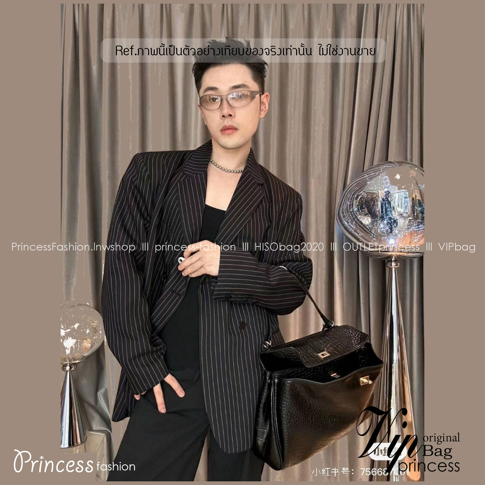 Top ORI Balenciaga RODEO LARGE HANDBAG CROCODILE EMBOSSED IN BLACK กระเป๋าถือใบใหญ่ สวยหรูด้วยหนังลายจรเข้ เกรดออริ 1:1