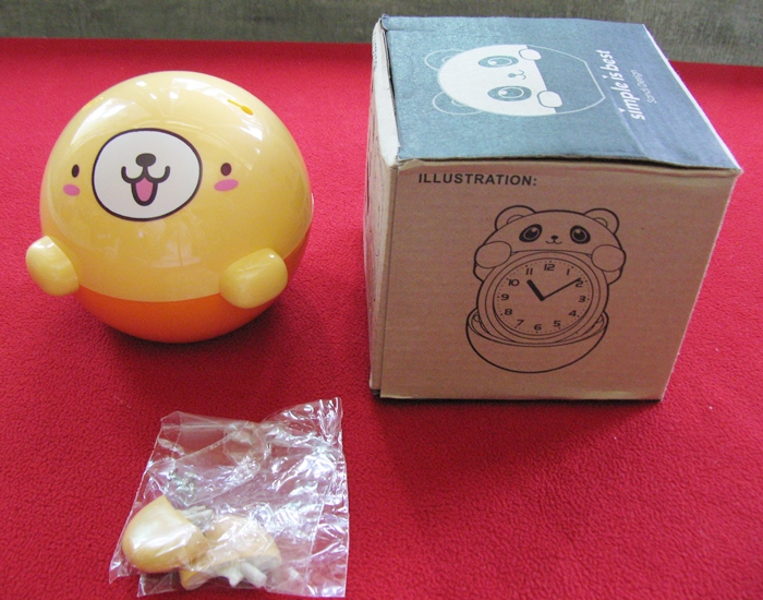 นาฬิกาปลุกตั้งโต๊ะหมีสีส้มค่ะ