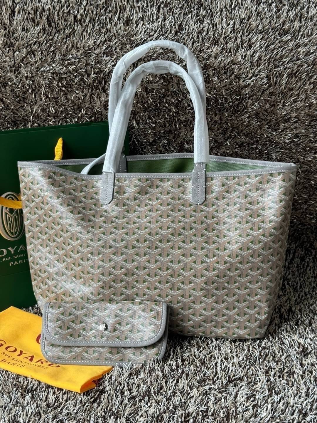 พร้อมส่ง 2 สี PM 35cm GOYARD SAINT LOUIS CLAIRE-VOIE PM BAG กระเป๋าทรงโท้ทใบใหญ่ เกรดออริ สลับแท้ 1:1