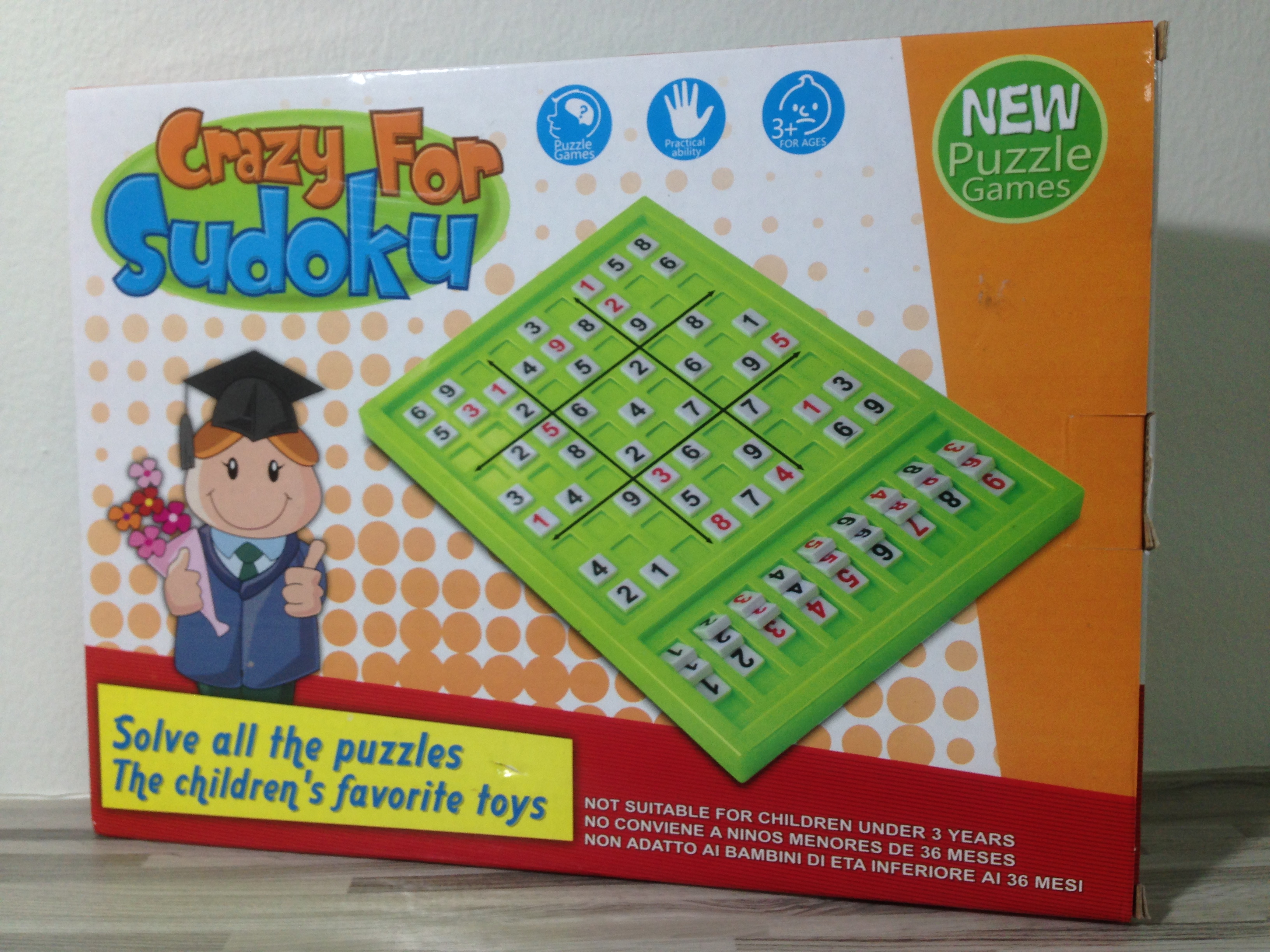 ซูโดกุกระดานพลาสติก ( Crazy For Sudoku)