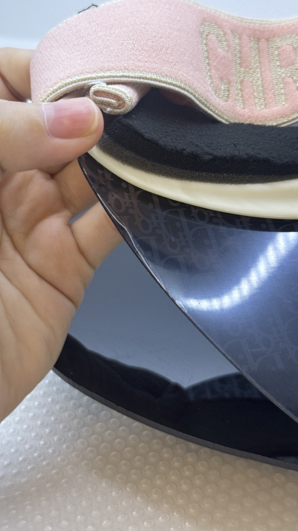 พร้อมส่ง 2สี DiorClub V1U Oblique Visor / Dior oblique visor hat หมวกสไตส์สปอร์ตดิออร์ เกรดออริ สลับแท้ 1:1 ใช้ต่างประเทศได้