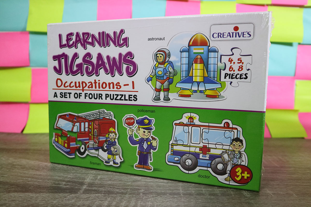 จิ๊กซอเรียนรู้อาชีพชุด 1 (Learning Jigsaws (Occupations-1)