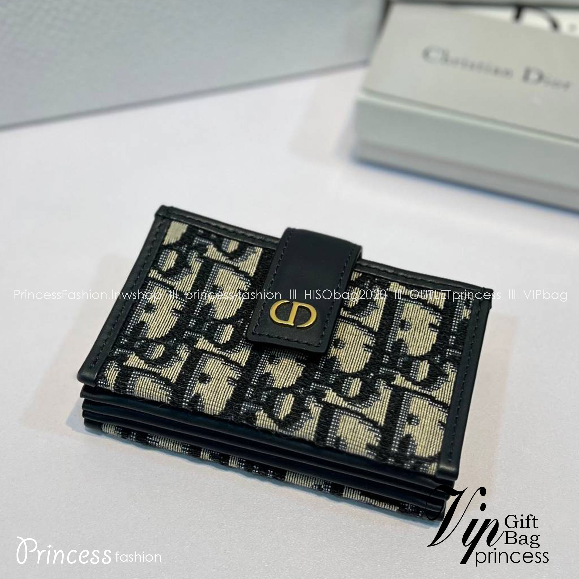 DIOR CARD HOLDER / DIOR Oblique 30 Montaigne monogram 5-gusset cardholder wallet กระเป๋าใส่บัตรแบรนด์หรู เป็นไอเท็มที่จัดสรรความเป็นระเบียบให้คุณได้ง่ายๆ มาพร้อมเสิร์ฟครบเซ็ท
