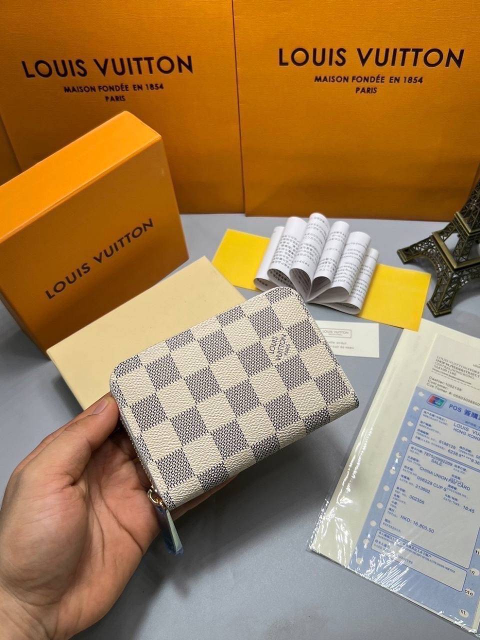 ORI หนังแท้ | LV Zippy Coin Purse / LV Short Wallet กระเป๋าสตางค์ใบสั้นกระเป๋าสตางค์ซิปรอบ 🤍 เกรดออริจินอล