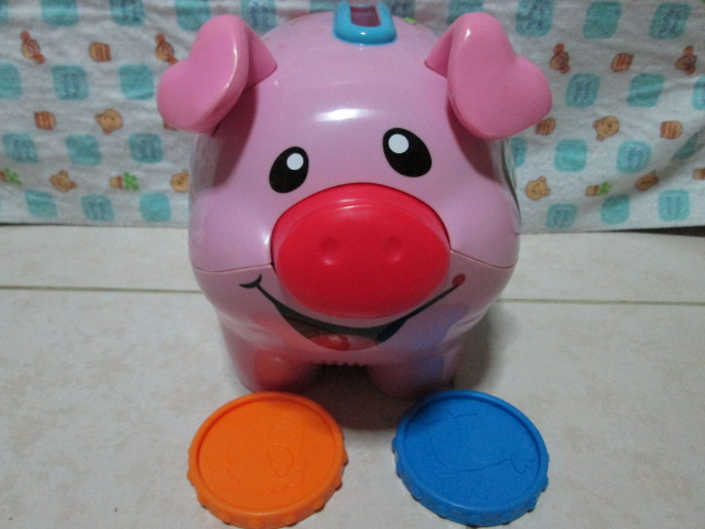 Fisher-Price Laugh & Learn: Learning Piggy Bank ออมสินหมู ของเล่นมือสอง