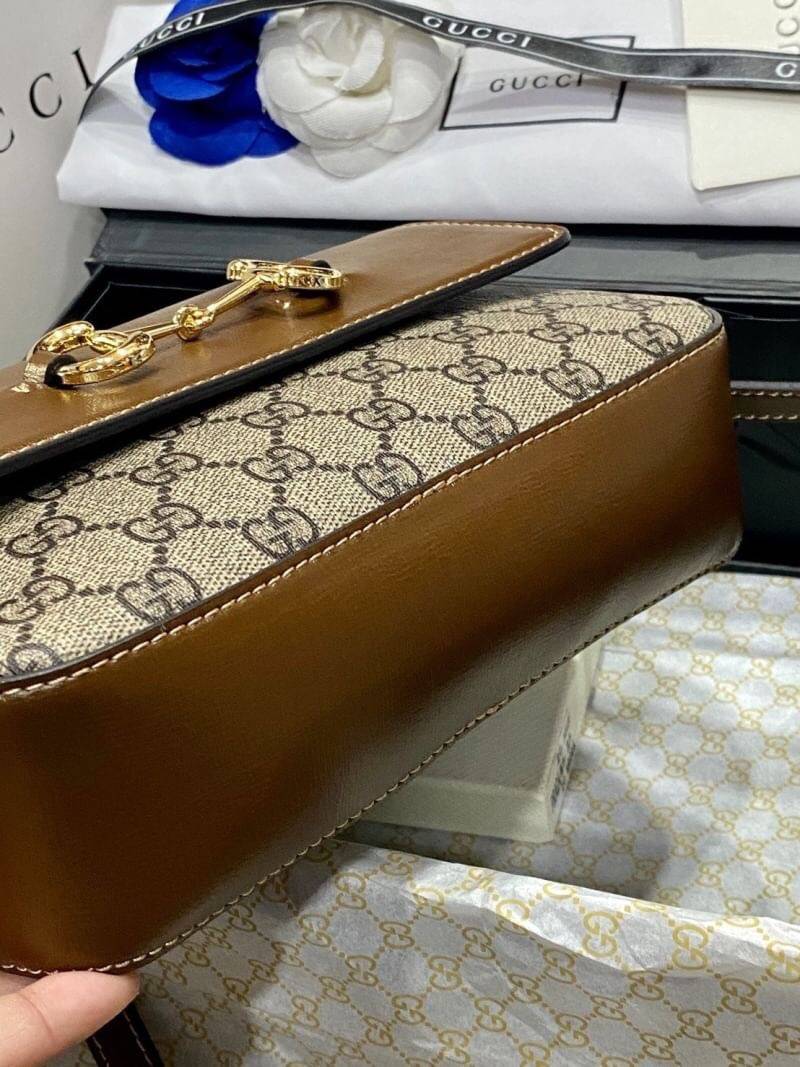 VIP 】หนังแท้ Gucci Horsebit 1955 small shoulder bag พร้อมส่งที่ไทย