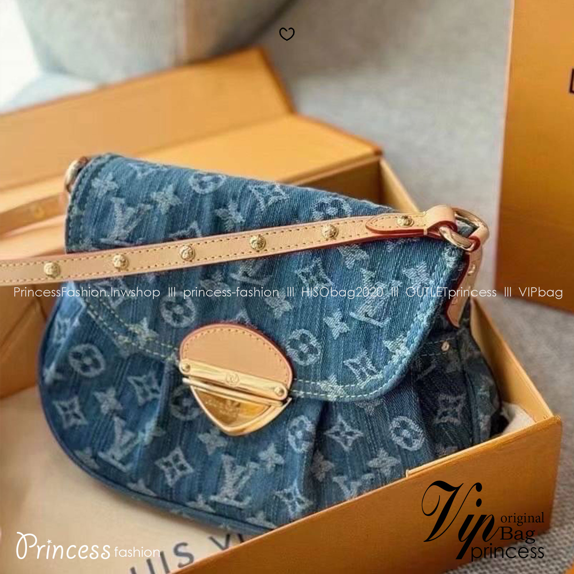 LV Sunset Denim Bag กระเป๋าสะพายไหล่เดนิมแต่งขาดเท่ห์ๆ แรงมากฉุดไม่อยู่ กับกระแสคอลใหม่ lvremix ดีไซน์แบบตัวมัม y2k รูปทรง baguette สวยดูแพง ใบนี้ก็ฉ่ำสุดๆ