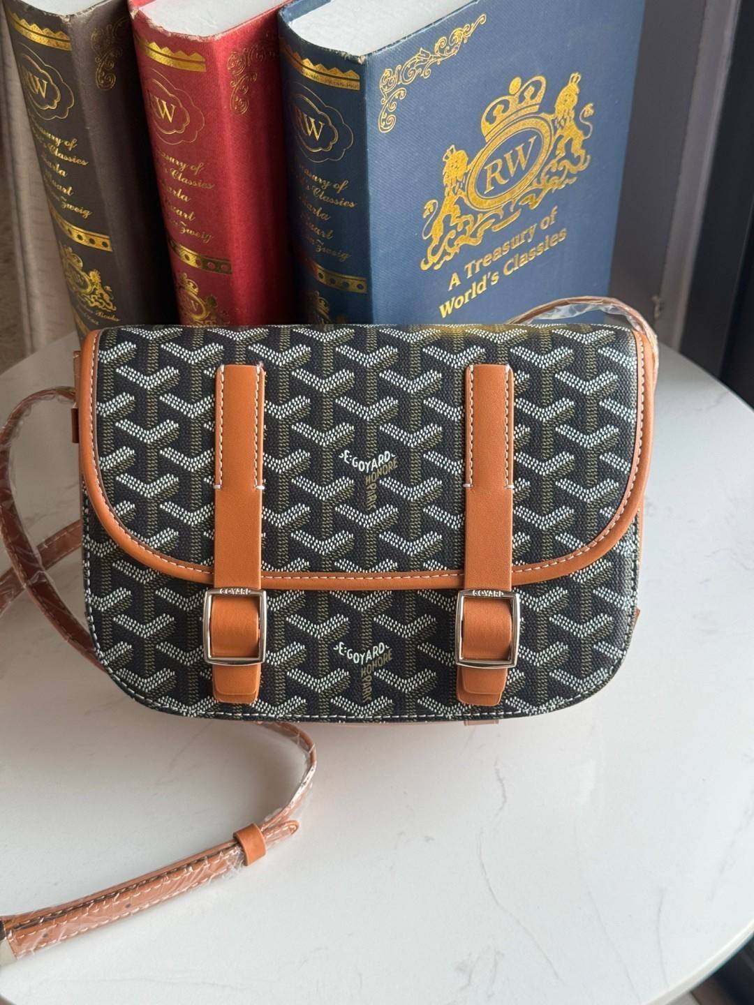 พร้อมส่ง 4 สี GOYARD Belvedere Messenger กระเป๋าสะพายแบรนด์หรูสัญชาติฝรั่งเศส 🧡 เกรดออริจินอล 1:1 สลับแท้ ใช้งานต่างประเทศได้