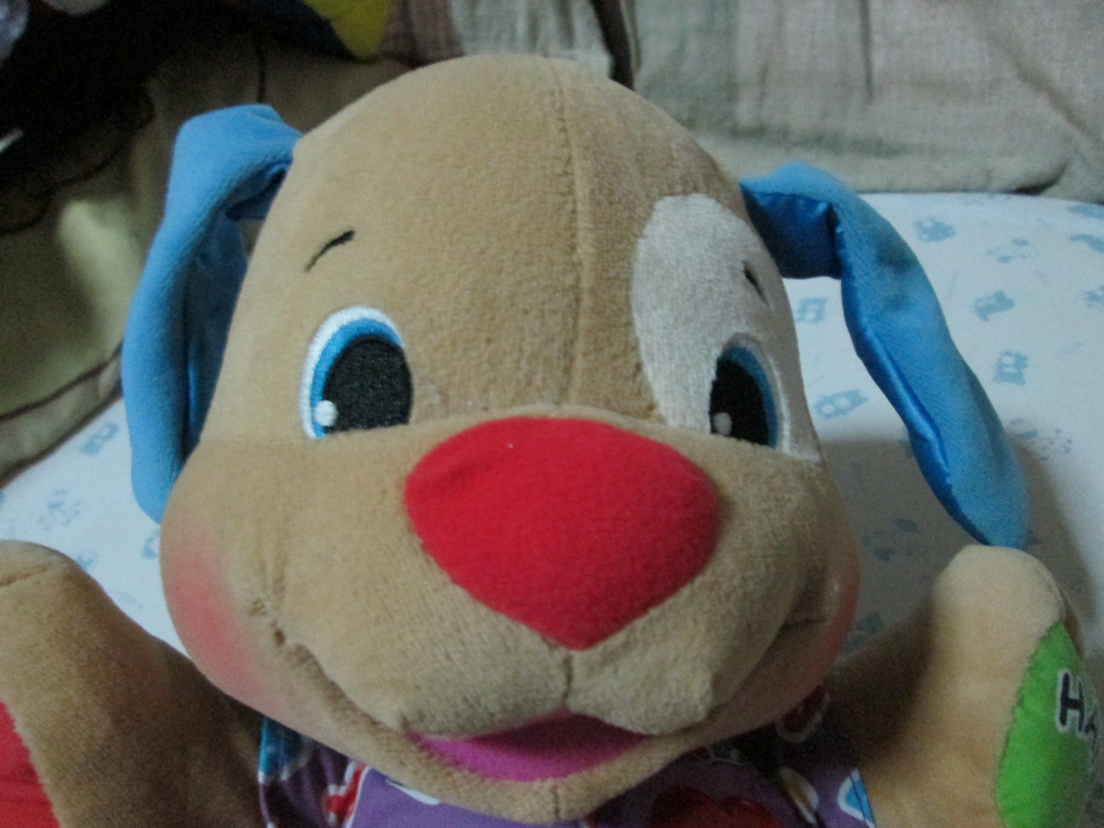 Fisher-Price Laugh & Learn Love to Play Puppy (เสื้อม่วง) ของเล่นมือสอง