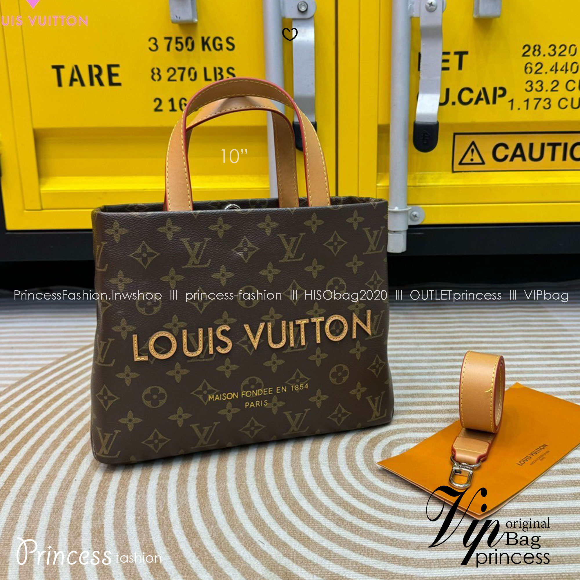 LV Shopper Tote bag Monogram pattern กระเป๋าสะพายทรงโท้ท shopper มี 3 ขนาด สวยคลาสสิค พกพาสะดวก ใช้งานง่ายสุดๆ