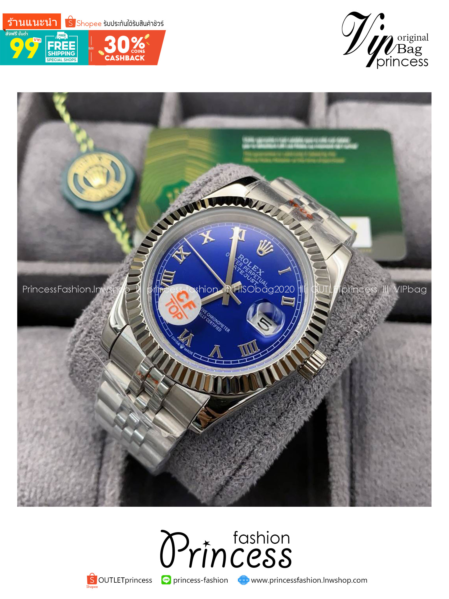 ORI | นาฬิกาโรเล็กซ์ ROLEX Watch Size 40mm ระบบออโต้