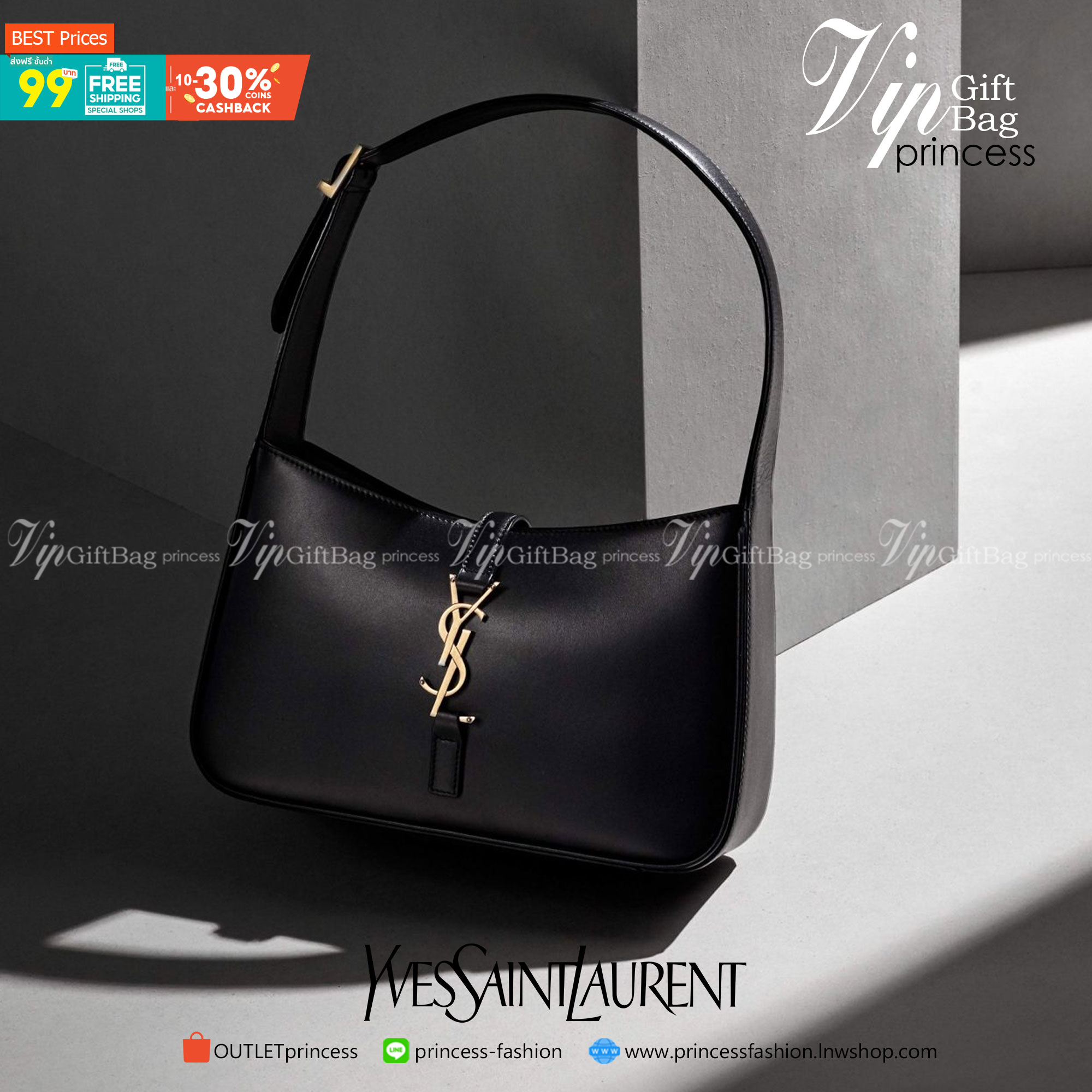 3สี VIP GIFT 】หนังแท้ Saint Laurent Le 5 à 7 Leather Hobo Bag รุ่นยอดนิยม รุ่นหายาก รุ่นที่สาวๆตามหา ใบนี้เลย!! สวยหรู กระเป๋าสะพายไหล่ ดีไซน์อยู่ทรง คลาสสิคแฝงความหรูด้วยโลโก้สีทองอร่ามโดดเด่น วัสดุหนังเรียบ สาวๆที่รออยู่ต้องรีบจัด รีบมีเป็นของตัวเองกันน