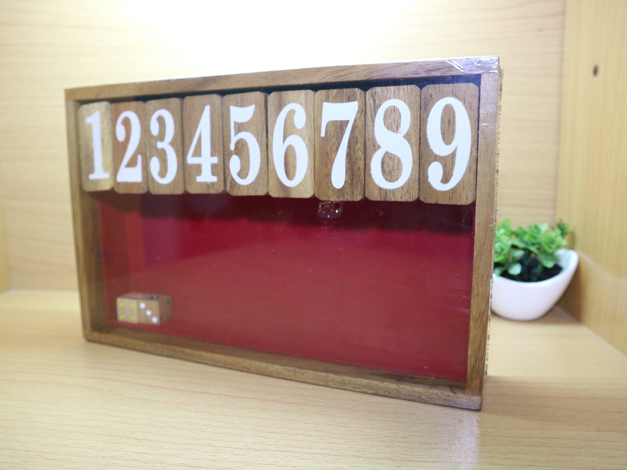 เกมปิดกล่องขนาดเล็ก (Shut the box Size S)