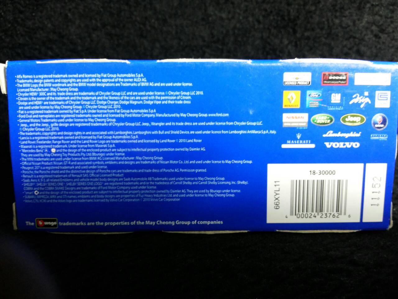 รถเหล็ก Bburago Street Fire Mini Cooper Diecast Car Model 1/43 (RED)