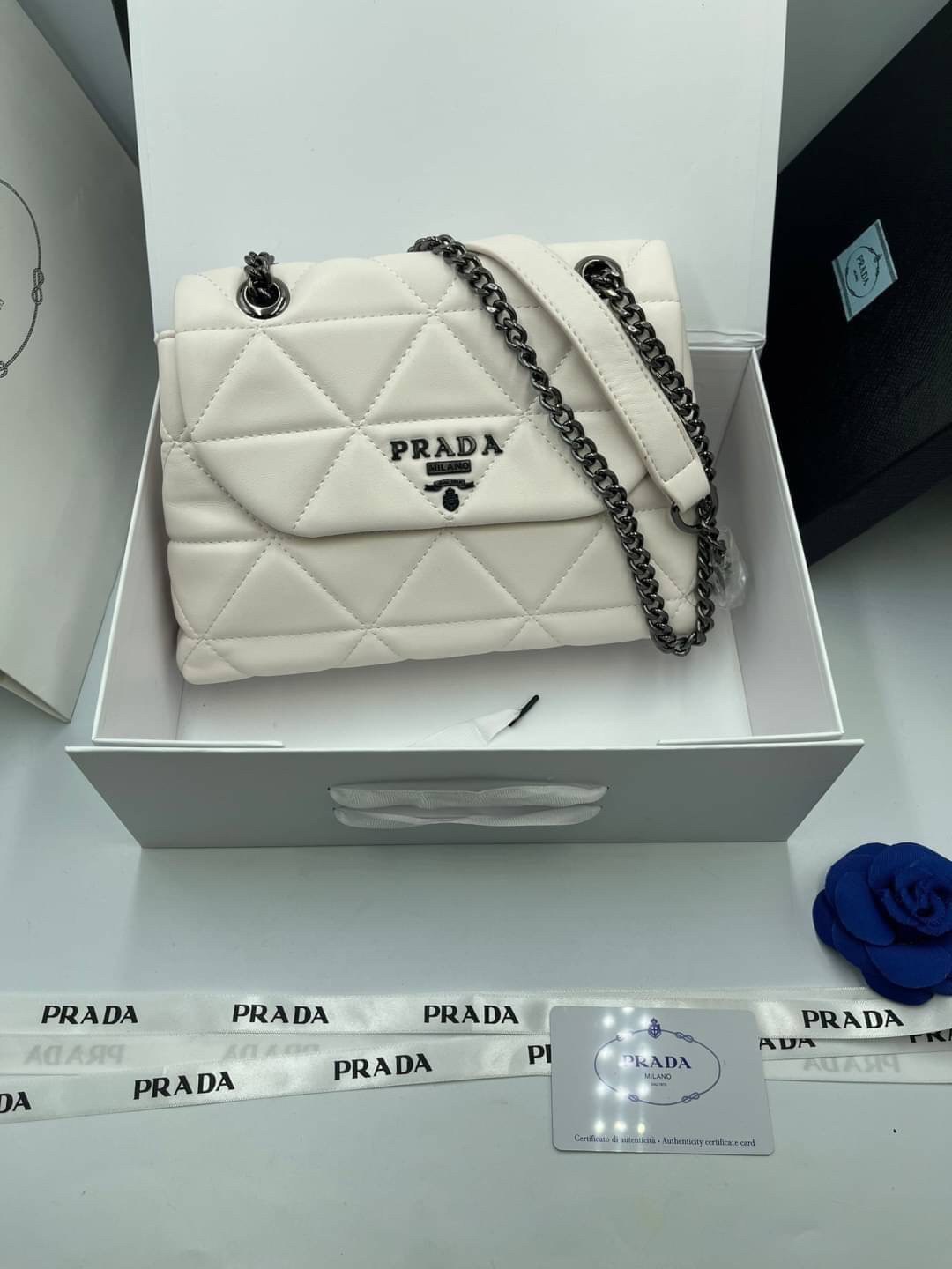 VIP 】PRADA Nappa Leather Prada Spectrum Bag หนังแท้ พร้อมส่งที่ไทย