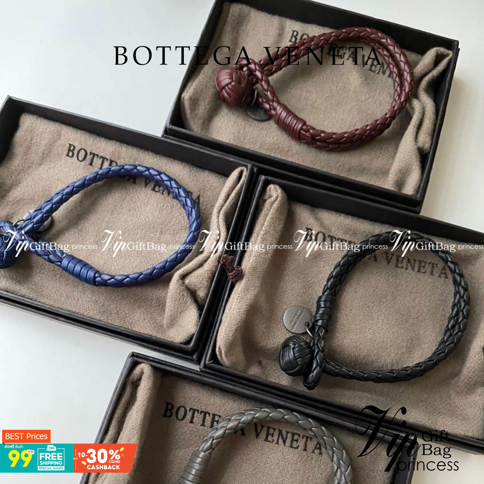 VIP 】♥️ BOTTEGA VENATA bracelet สร้อยข้อมือหนังแท้ งานหนังคุณภาพมากค่ะ ใช้ได้ทั้งหญิงชาย ให้เป็นของขวัญได้ ไม่ผิดหวังเลยค่ะ มีจำนวนจำกัดน้าาา