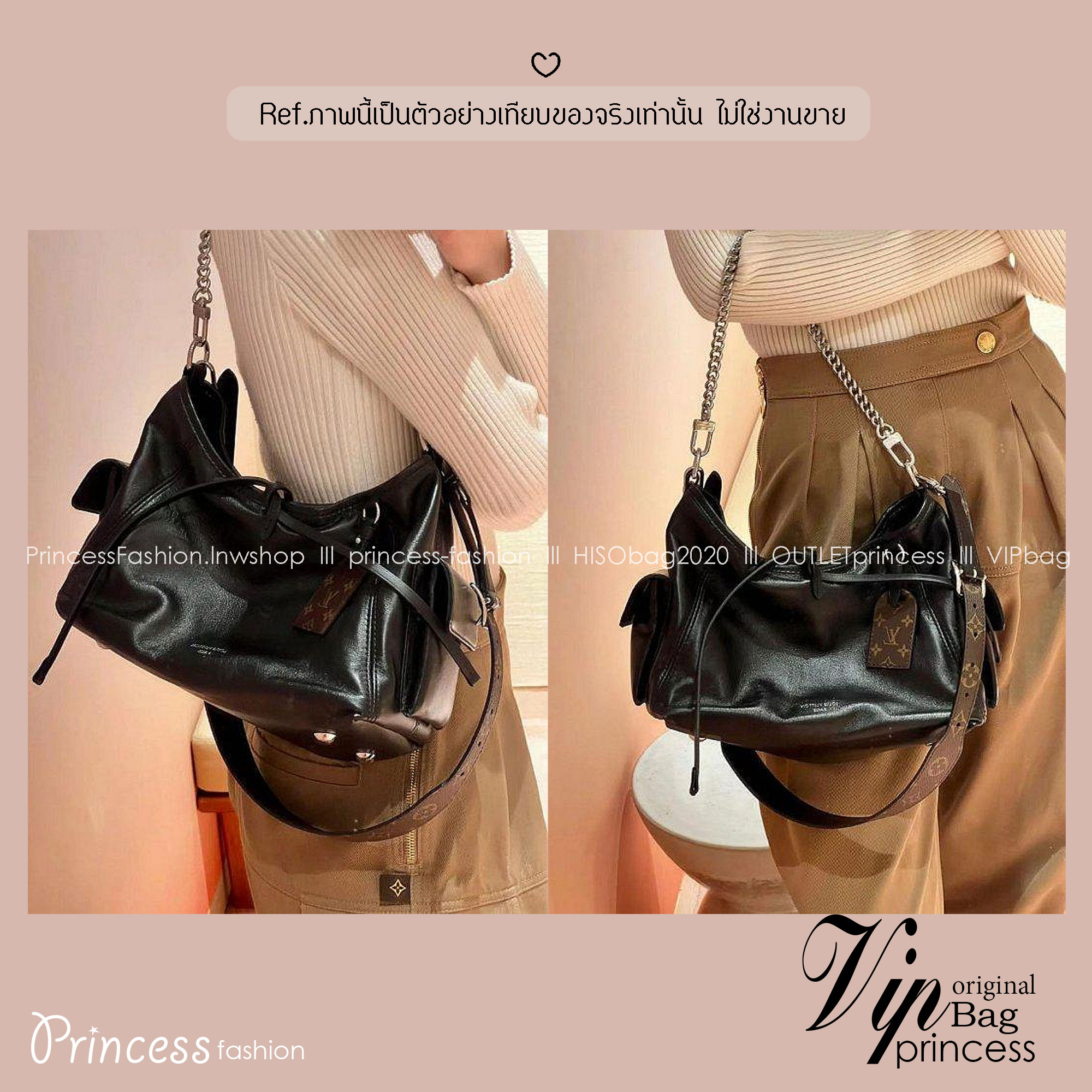 LV CARRYALL CARGO VIBE ใหม่ล่าสุด กระแสกระเป๋าไวบ์คาร์โก้มาแรงสุดๆ ดีไซน์สีดำคลาสสิค มีดีเทลลูกเล่นแซมลวดลายกิมมิค ทำให้กระเป๋าดูโก้และดูติดแกลมมาก เหมาะใช้ได้ทุกวัน