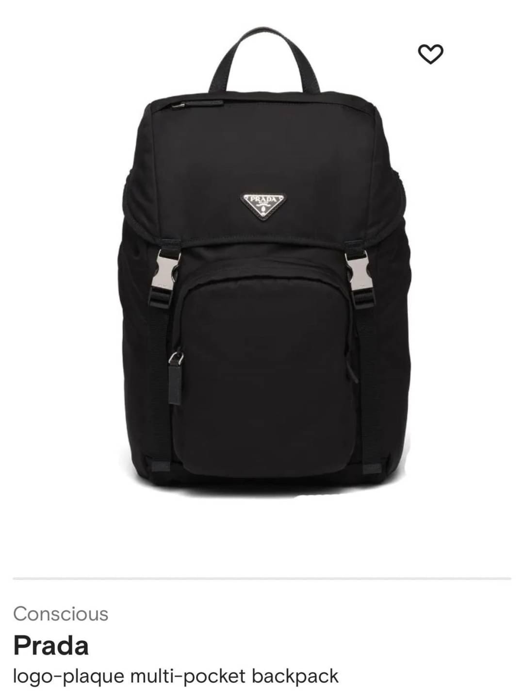 Prada logo-plaque multi-pocket backpack / PRADA backpack พร้อมส่งที่ไทย กระเป๋าเป้ไนล่อนพราด้า **สินค้าเกรดท็อปออริจินอล 1:1 สลับแท้ ใช้งานต่างประเทศได้ งานสวยตามรูป ภาพถ่ายจากงานขายจริง