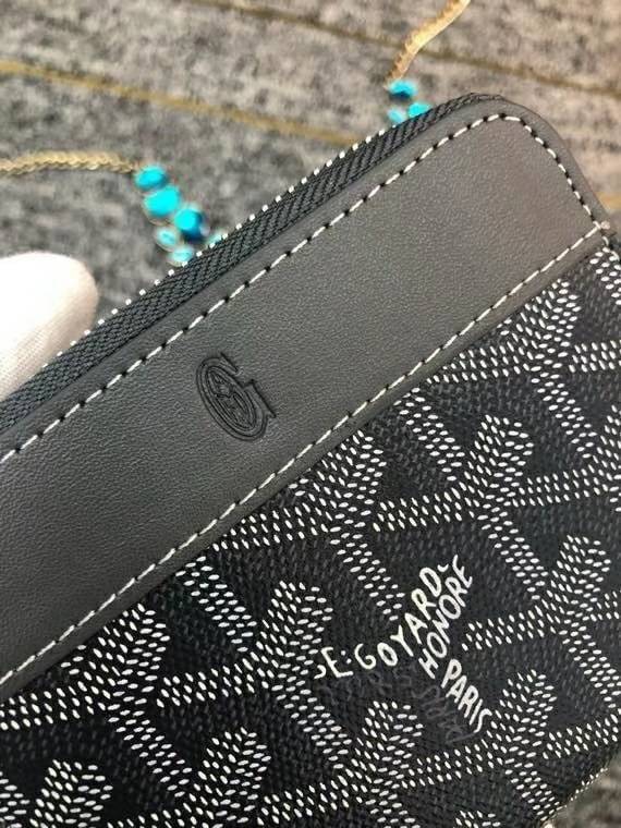 ORI หนังแท้ | GOYARD Compact Zip Matignon Pm Wallet