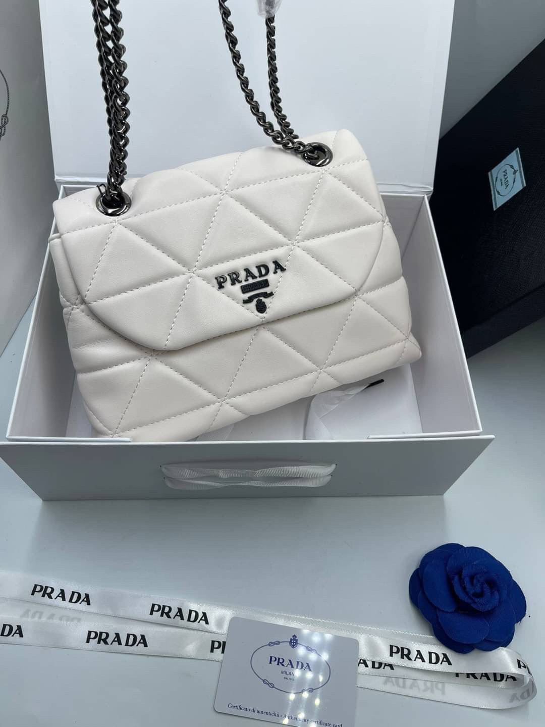 VIP 】PRADA Nappa Leather Prada Spectrum Bag หนังแท้ พร้อมส่งที่ไทย