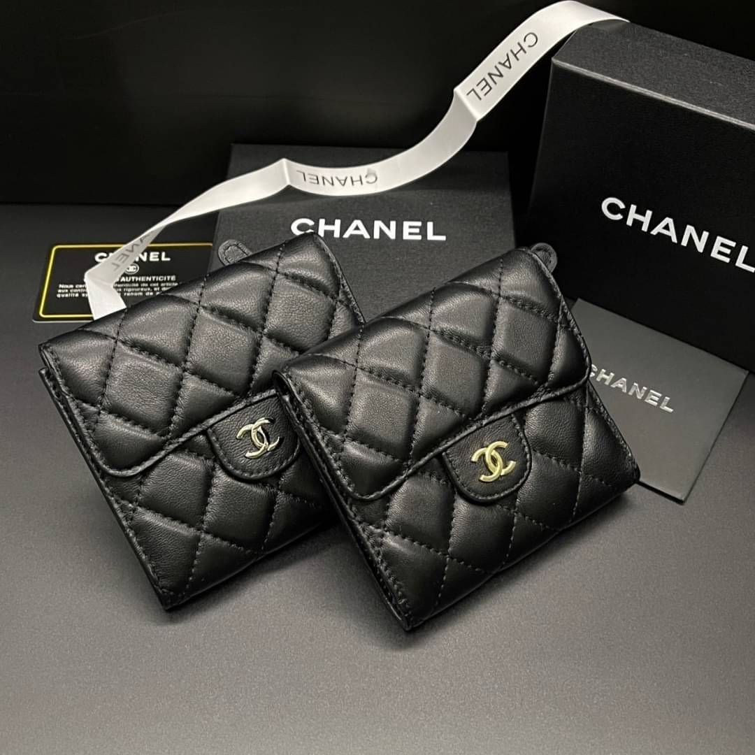 Chanel Wallet Trifold Caviar / Chanel Card Holder Zippy / Chanel Coin Zippy กระเป๋าสตางค์ชาแนลใบสั้น 3 พับ กระเป๋าใส่ธนบัตร บัตร ใส่เหรียญ ภายในตามรูป เกรดออริจินอล ภาพถ่ายจากงานขายจริง ใช้งานต่างประเทศได้