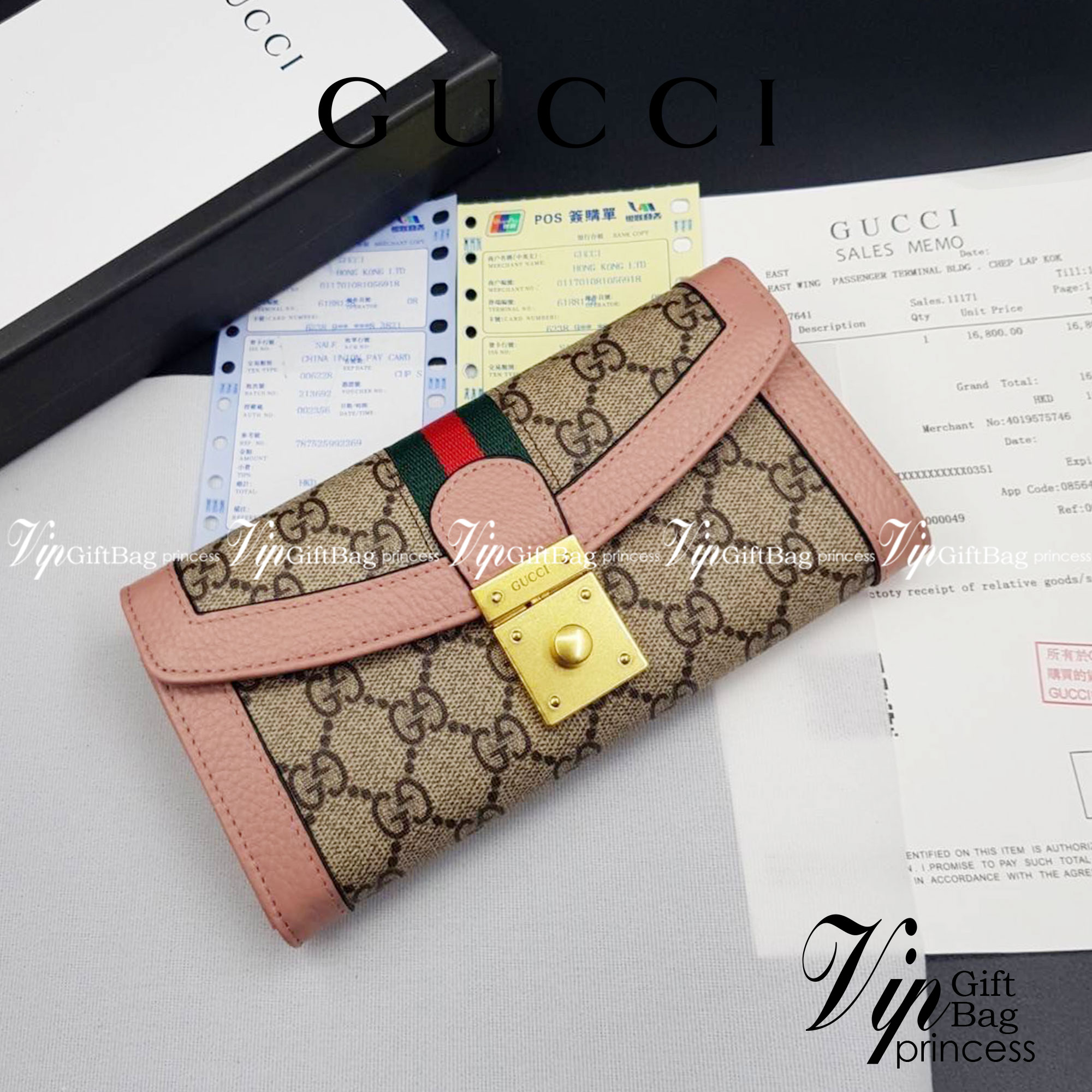 GUCCI LONG WALLET / GUCCI WALLET กระเป๋าสตางค์ใบยาว งานหนังแท้ ผสมผสานความสง่างามและคลาสสิกที่เข้ากับยุคสมัย ด้านหน้าโดดเด่นด้วยซิกเนเจอร์แบรนด์ เป็นอีกหนึ่งรุ่นที่ดาราเชเลปใช้กันเยอะมาก พร้อมส่งที่ไทย ภาพสินค้าถ่ายจากงานขายจริง ใช้งานต่างประเทศได้ค่ะ
