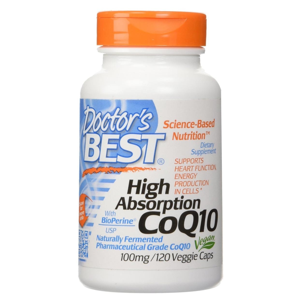(Pre-order) Doctors Best CoQ10 with BioPerine 100 mg 120 Veggie Caps