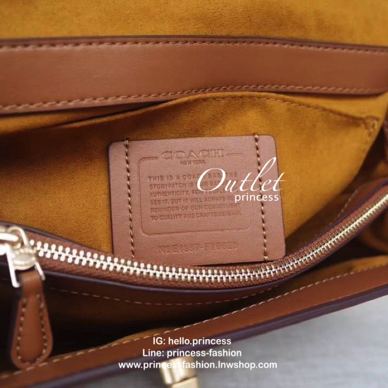 Coach TILLY TOP HANDLE SATCHEL WITH SIGNATURE CANVAS COACH F76620 กระเป๋าถือ กระเป๋าสะพาย เรียบหรูดูแพง ฮิตมาก ขายดีสุดๆ