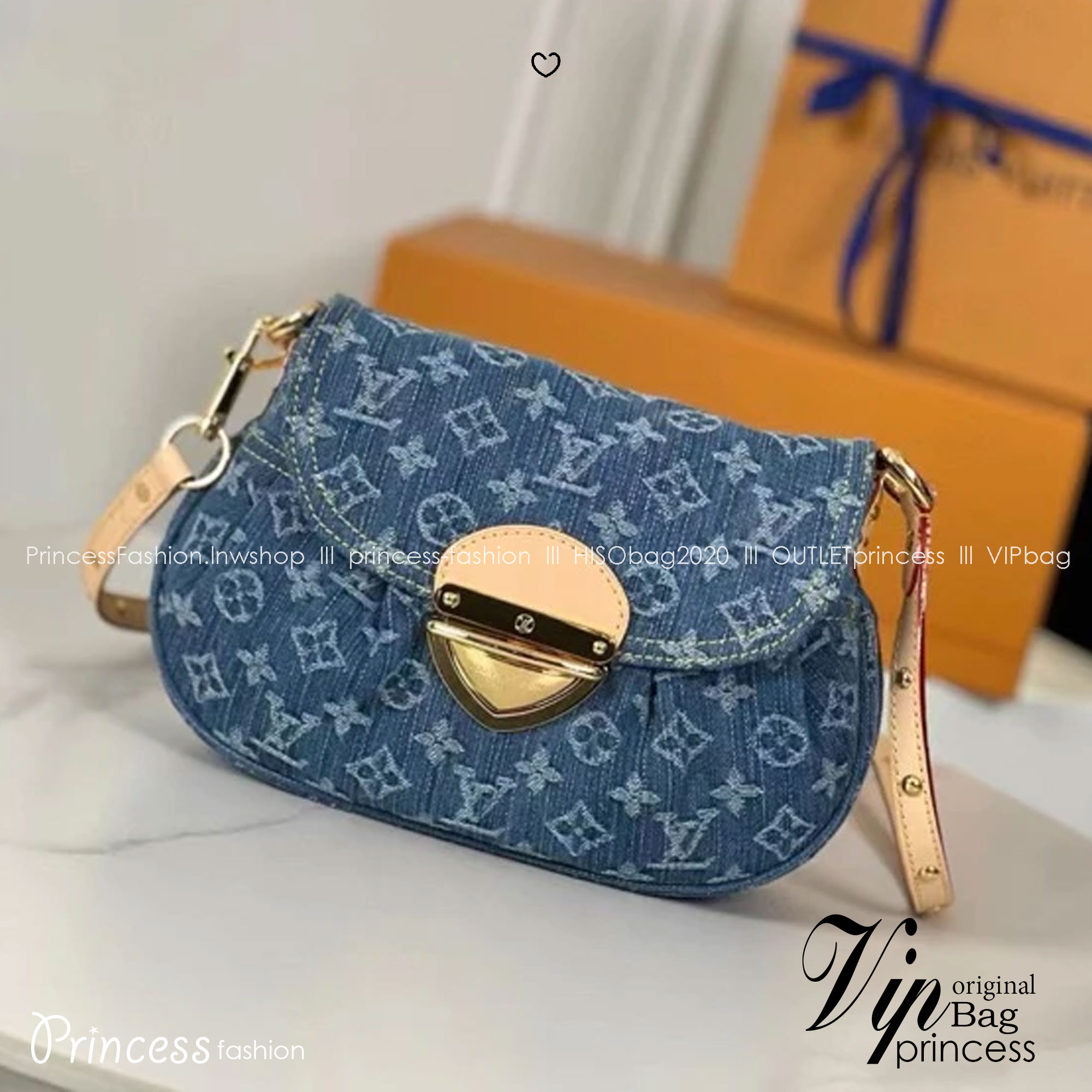 LV Sunset Denim Bag กระเป๋าสะพายไหล่เดนิมแต่งขาดเท่ห์ๆ แรงมากฉุดไม่อยู่ กับกระแสคอลใหม่ lvremix ดีไซน์แบบตัวมัม y2k รูปทรง baguette สวยดูแพง ใบนี้ก็ฉ่ำสุดๆ