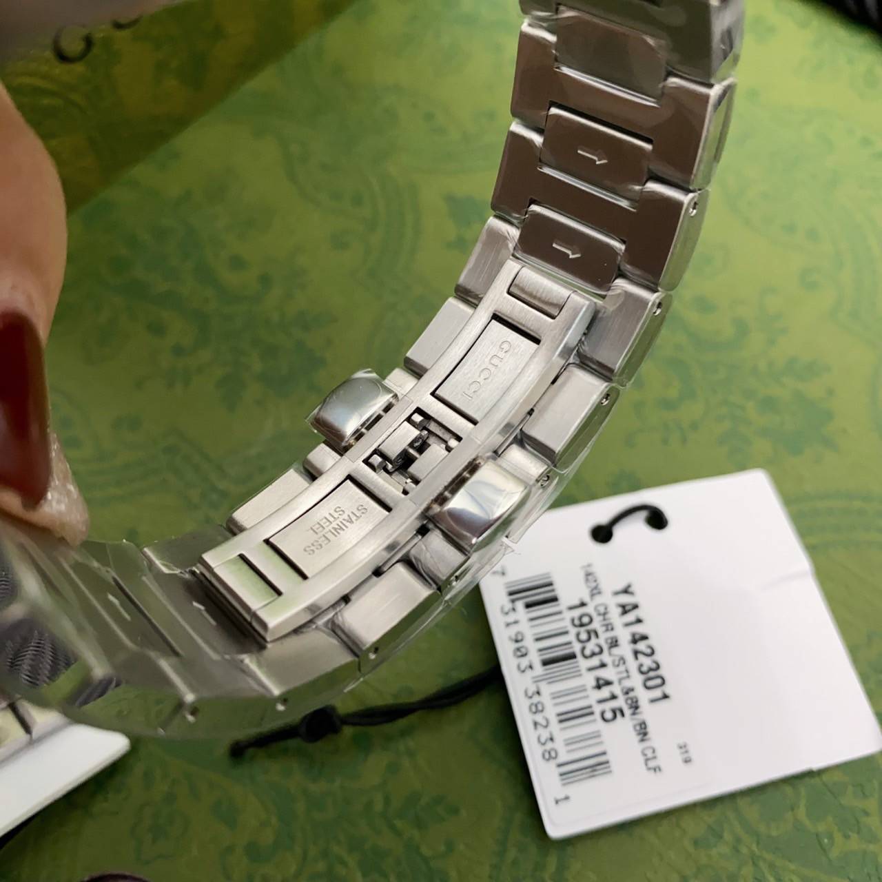 สลับแท้ เกรดเทพ นาฬิกากุชชี่ ROLEX WATCH grad original +box full set Size 41mm