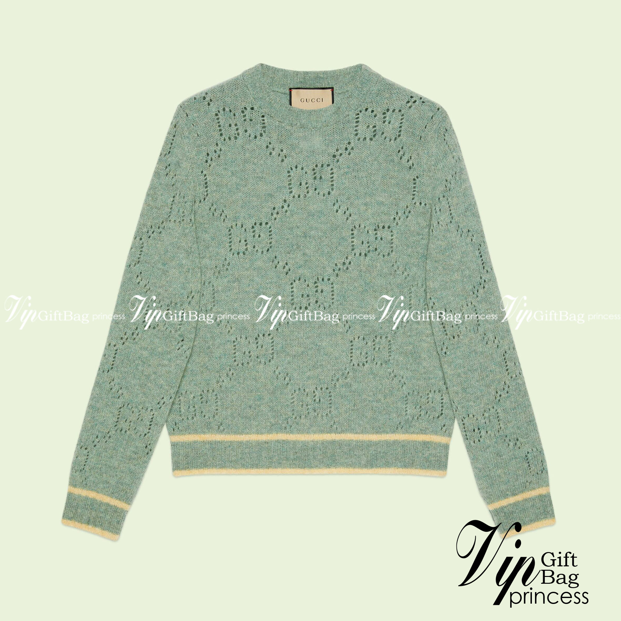 GUCCI Sweater / GUCCI Pullover aus Wolle mit GG งานเกรดออริจินอล มีป้ายแท็กที่คอเสื้อทุกตัว ใส่ได้ทั้งผู้หญิงผู้ชาย พร้อมส่งที่ไทย ภาพสินค้าถ่ายจากงานขายจริง ใช้งานต่างประเทศได้