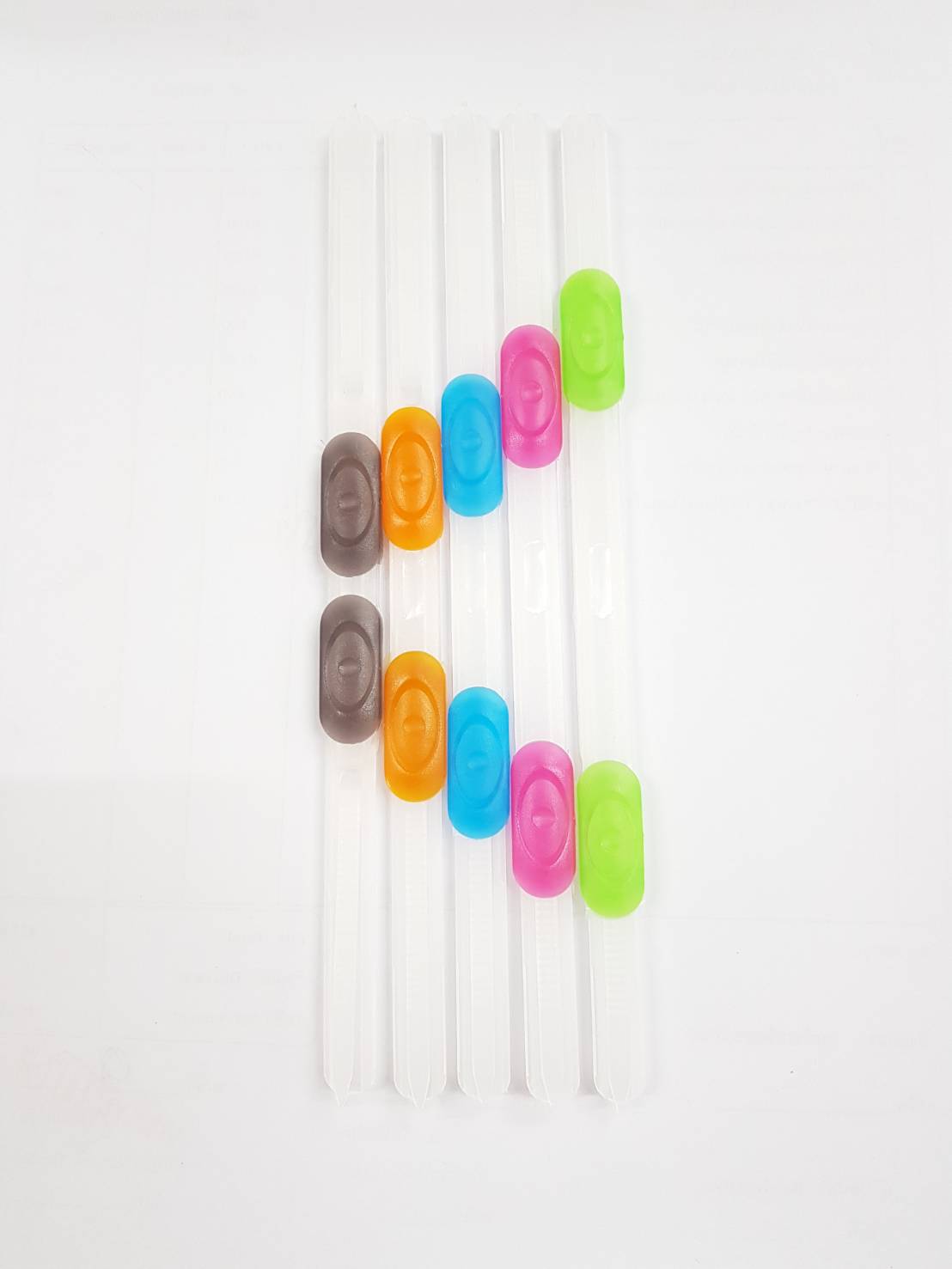 ลิ้นแฟ้มพลาสติกหนา 50ชุด