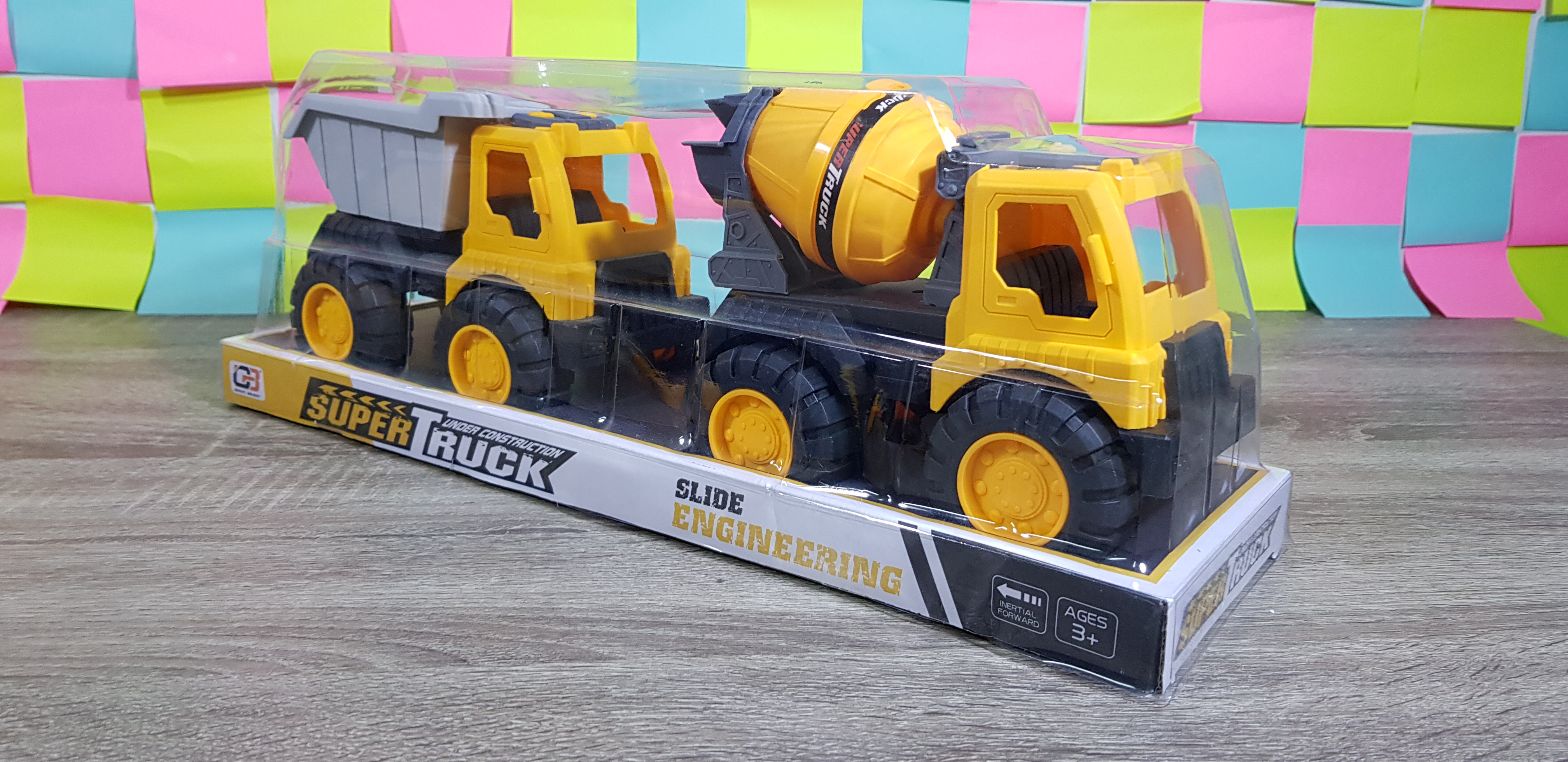 รถดั้ั้มของเล่นและรถผสมปูน No.988-15