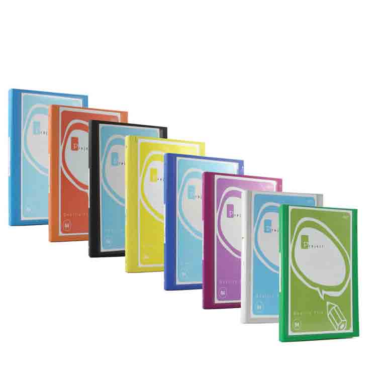 แฟ้ม 2 ห่วงสี A4 สัน 1 นิ้ว #A-995 ออร์ก้า ปกหน้าสอดปกได้