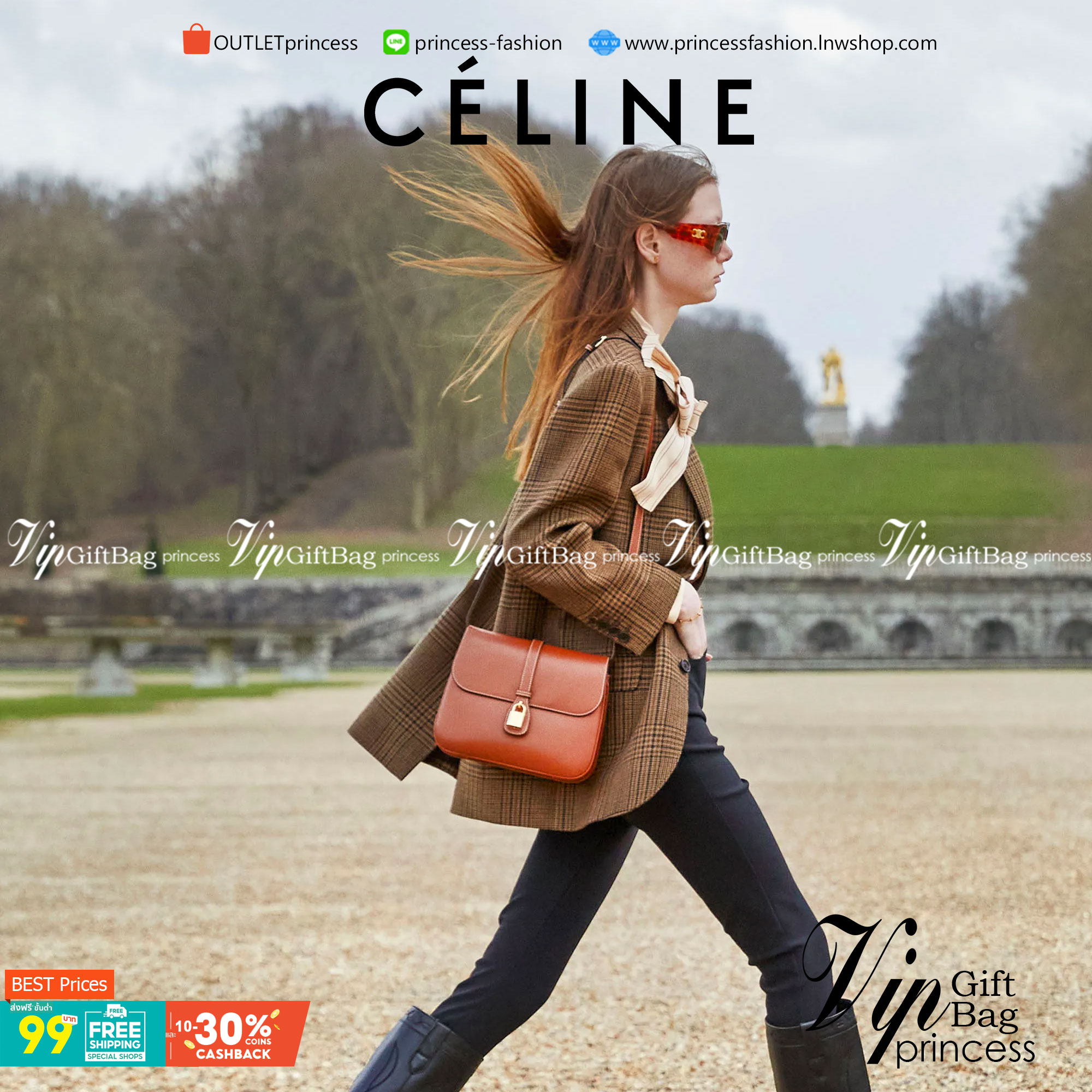 Celine Medium Tabou In Smooth Calfskin พร้อมส่งรุ่นใหม่แล้วค่า กับ CELINE SHOULDER BAG หนังเรียบสวยหรู ปรับดับพวงกุญแจสีทองด้านหน้า ด้านในเปิดด้วยด้วยกระดุม แบ่งช่องใส่ของออกเป็นสัดส่วน พร
