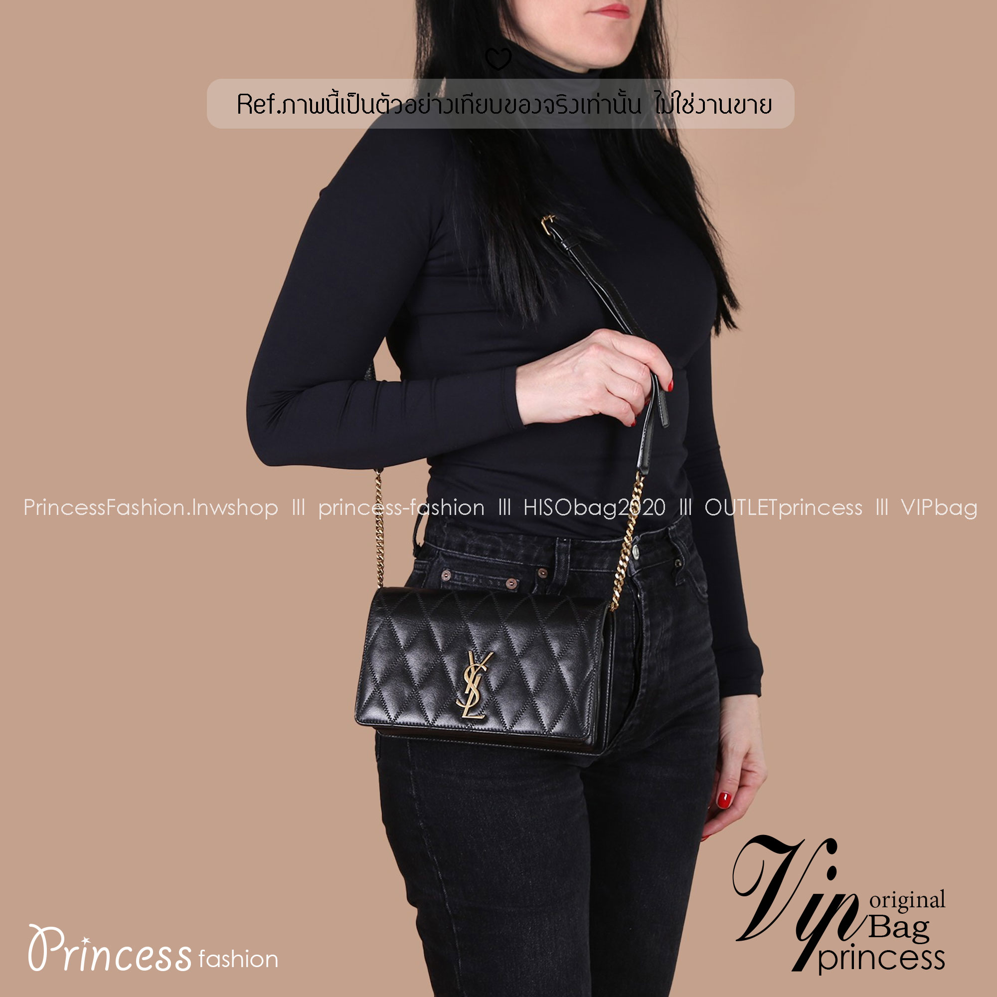 YSL angie chain bag / YSL Clutch Bag กระเป๋าสะพายทรงคลัช ถือออกงานได้สวยโดดเด่น รูปทรงคลาสสิคใช้งานง่าย ภายในแบ่งเป็นช่องซิป และช่องใส่บัตรสะดวกใช้งาน