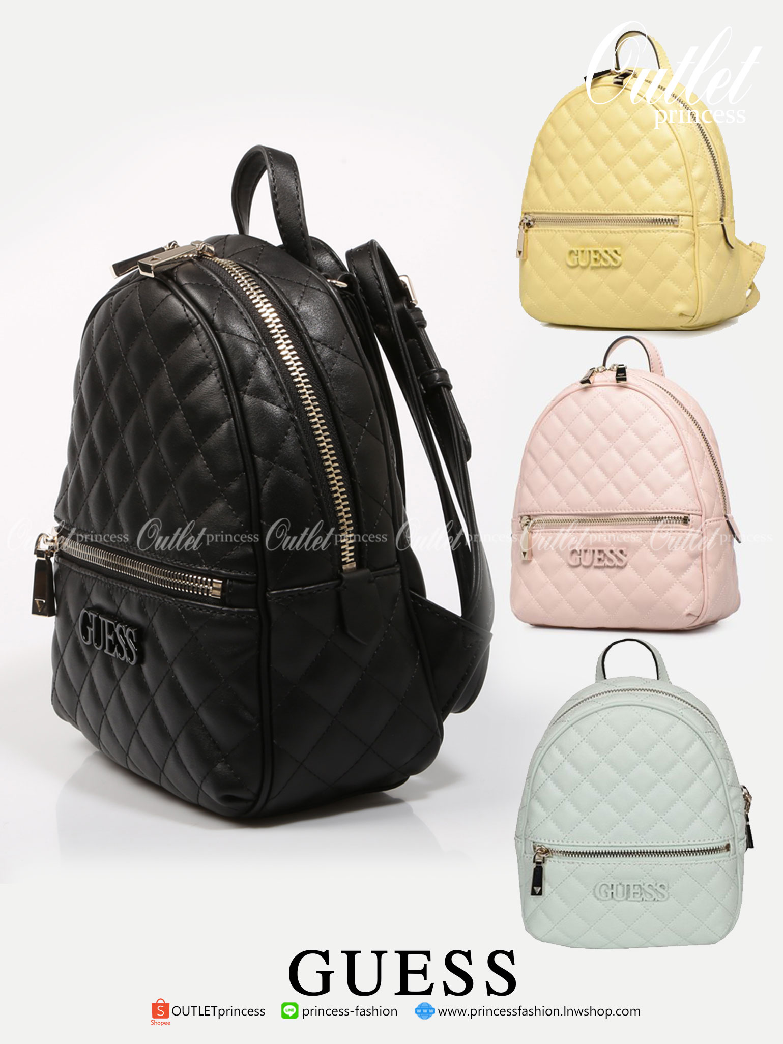GUESS ELLIANA BACKPACK BAG เป็นอีกรุ่นที่หายากค่ะ!! กระเป๋าสะพายหลัง