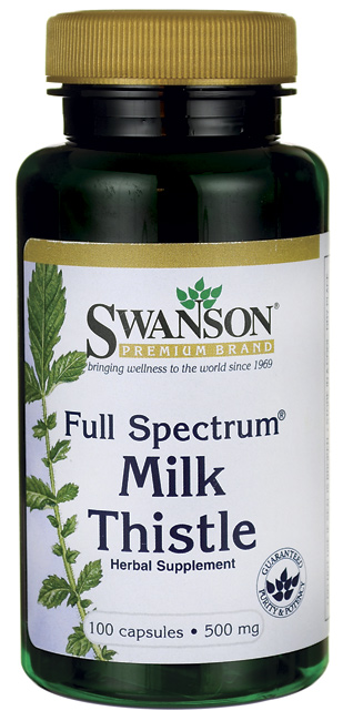 (Pre-order) Swanson Premium Full Spectrum Milk Thistle 500 mg 100 Caps