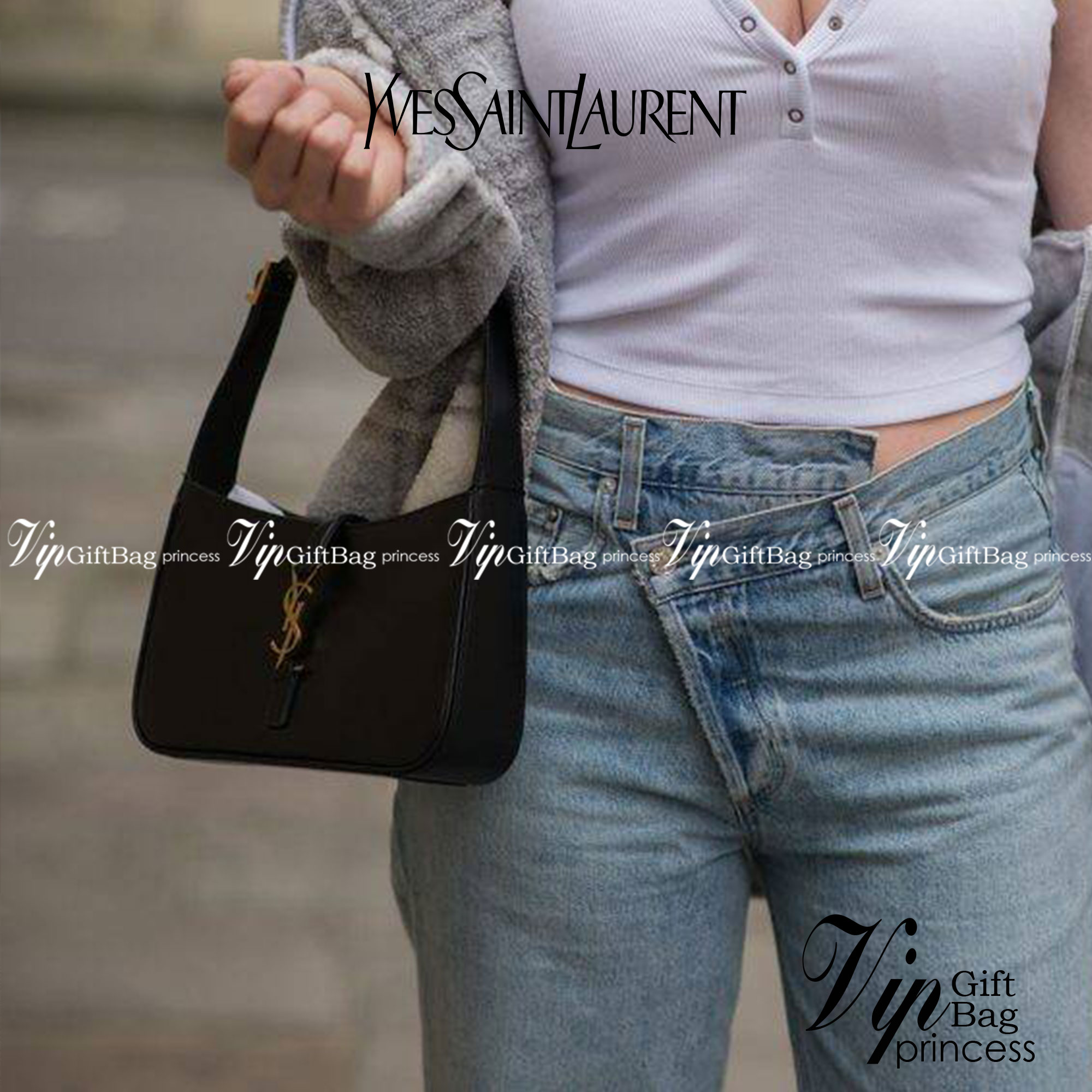 YSL LE 5 À 7 HOBO BAG IN SMOOTH LEATHER / Yves Saint laurent hobo bag กระเป๋าสะพายไหล่ ดีเทลหรู สวยครบทุกมุม ตอบโจทย์สาวๆทุกไลฟ์สไตล์ เพราะใช้งานได้ง่ายและสะดวก วัสดุหนังแท้ สัมผัสดีงาม น้ำหนักเบา ดูแพงที่สุด โดดเด่นด้วยโลโก้ สามารถเกี่ยวคล้องเพื่อล็อคปิด