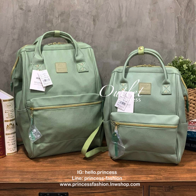 Anello polyurethane leather rucksack รุ่น Mini และ Classic กระเป๋าเป้จากแบรนด์เล็กๆมาสู่แบรนด์ดังทั้งในไทยและญี่ปุ่น วัสดุหนังpuแต่งลายหินอ่อนหนังนิ่ม กันน้ำได้ ภายในมีช่องเล็ก2ช่อง เปิดปิดด้วยซิปคู่ ปากกระเป๋าเป็นโครงสะดวกต่อการหยิบจับของภายใน ด้านข้างมี
