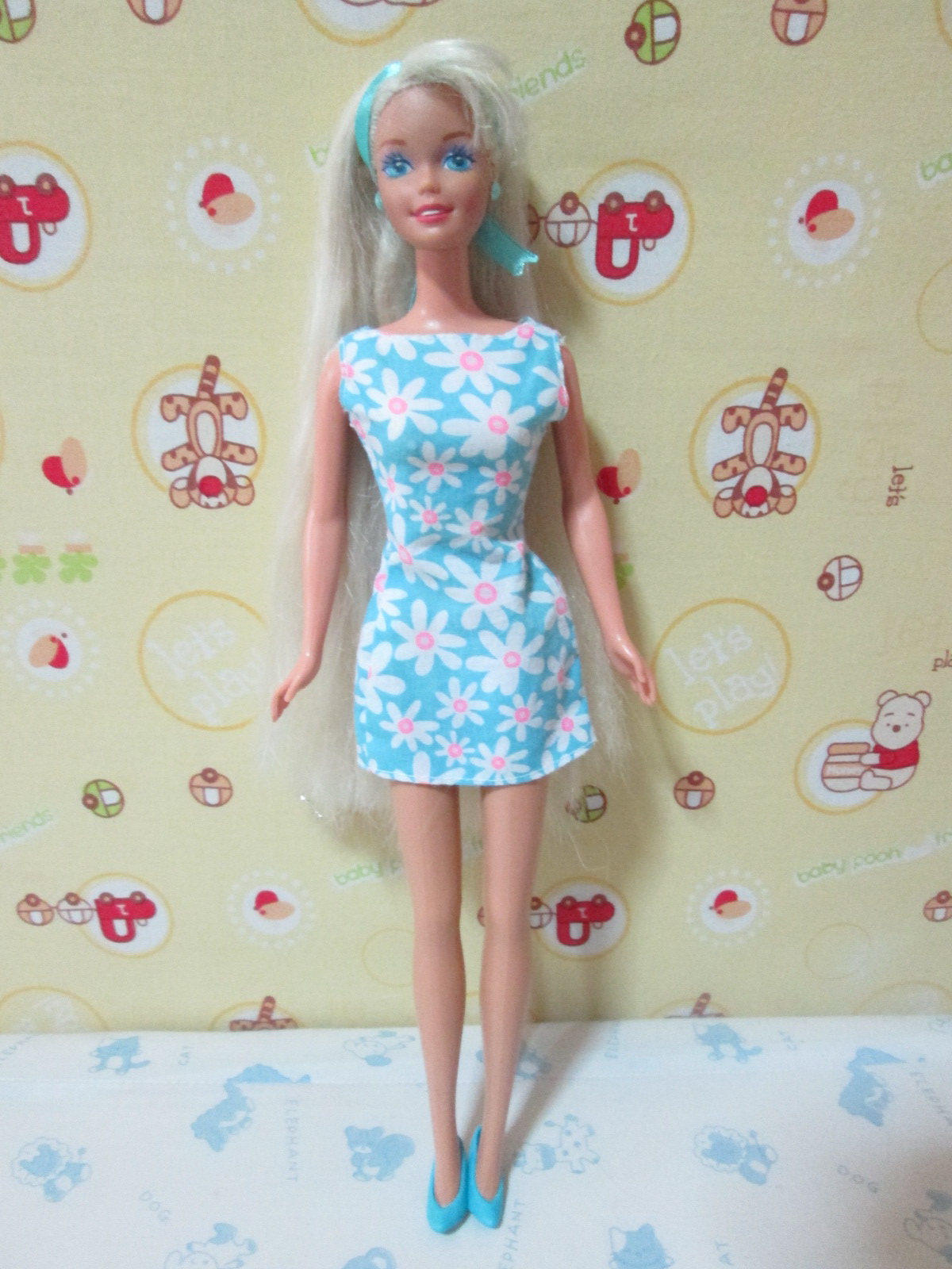 Barbie_Walking in the Garden Barbie ตุ๊กตาบาร์บี้แท้มือสองสภาพดี