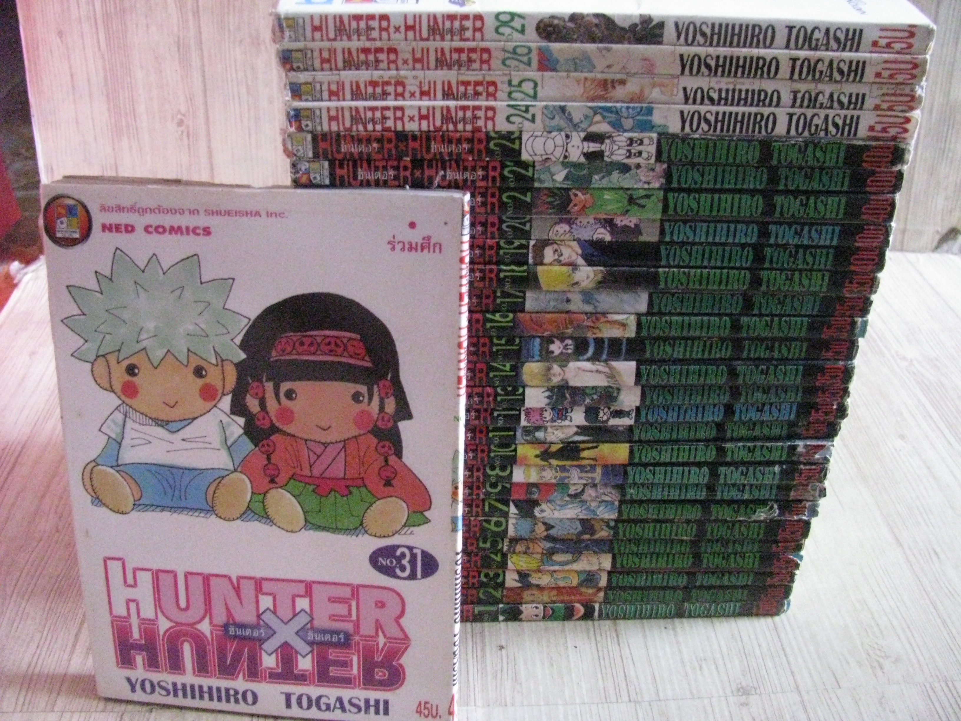 HUNTER X HUNTER ชุด เล่ม 1-31 (ขาดเล่ม 27,28,30) Yoshihiro Togashi เขียน (สภาพสะสม)