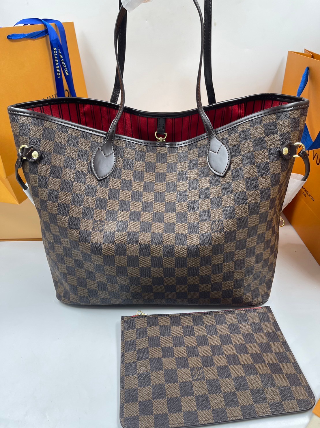 LV Neverfull GM Monogram 36cm / LV Shopping Bag พร้อมส่ง 4 สี **สินค้าเกรดออริจินอล 1:1 สลับแท้ ใช้งานต่างประเทศได้ งานสวยตามรูป ภาพถ่ายจากงานขายจริง