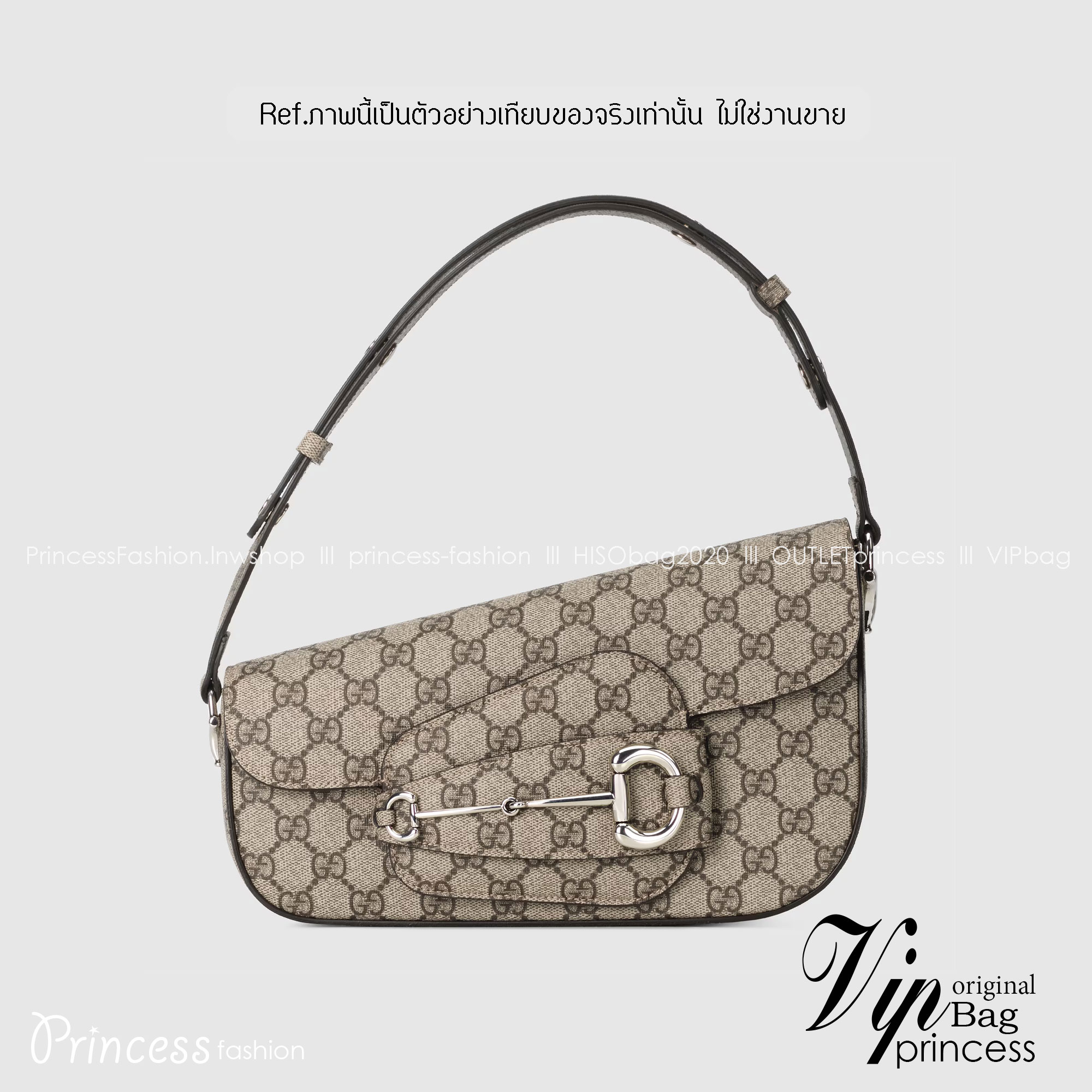 10" GUCCI HORSEBIT 1955 SMALL SHOULDER BAG by an asymmetrical shape กระเป๋าสะพายไหล่ดีไซส์รูปทรงร่วมสมัย