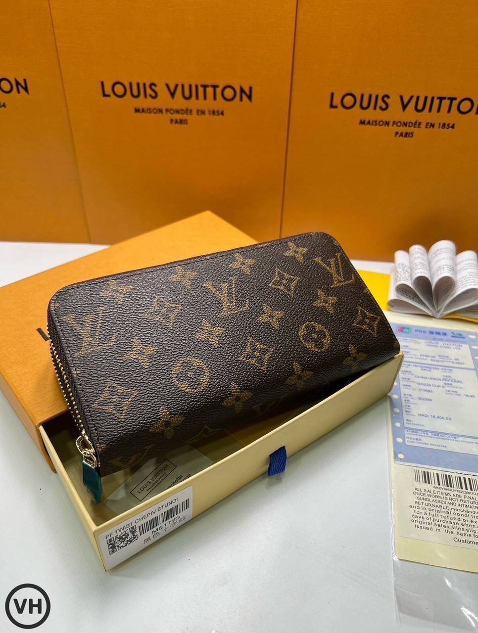 ORI หนังแท้ | LV Zippy Wallet Damier Ebene / Epi Leather Zippy Wallet / Zippy Wallet Monogram / LV Long Wallet กระเป๋าสตางค์ใบยาวซิปรอบ กระเป๋าสตางค์ผู้หญิง