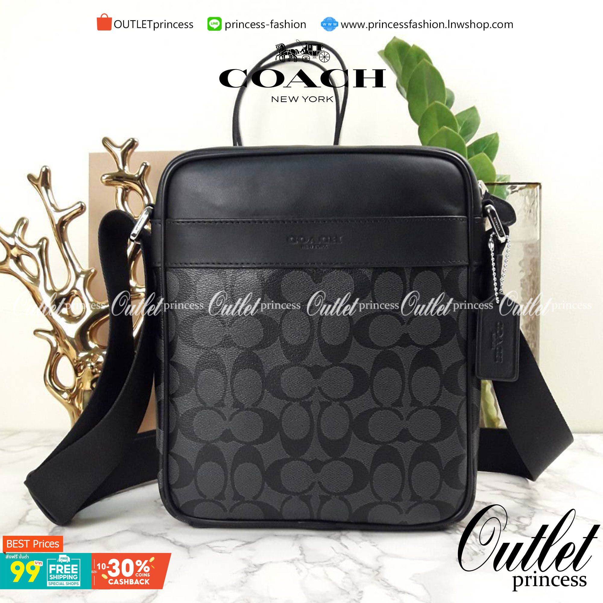 อมตะ ฆ่าไม่ตายจริงๆ กับรุ่นนี้!!😎//>>COACH CHARLES FLIGHT BAG(F54788)🍁สะพายข้าง ทรงสวย เป็นอีกรุ่น ที่ฮิตตลอดกาลไปเรียบร้อยแล้ว//วัสดุหนังแคนวาส สลับหนังแท้อย่างดี // ใช้ได้ทั้งชายและหญิง Unisexสุดๆ ใช้งานง่าย ทรงกล่อง จะสะพายเที่ยว 