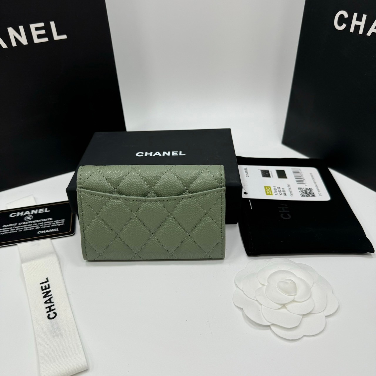 พร้อมส่ง 7 สี CHANEL WALLET กระเป๋าสตางค์รุ่นยอดนิยมใบสั้น เกรดออริ 1:1 ใช้งานต่างประเทศได้ ภาพถ่ายจากงานขายจริง