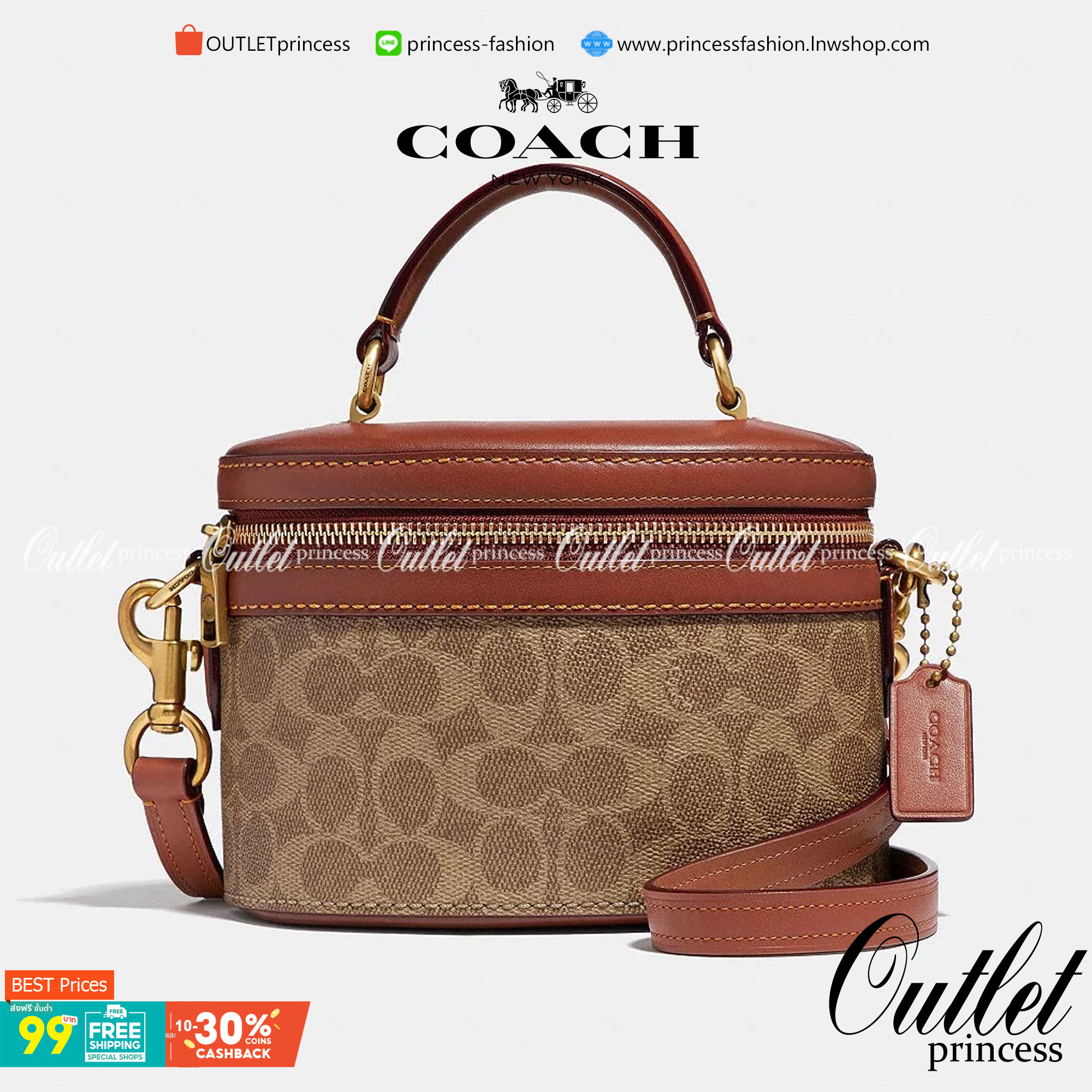 Coach Selena Trail Signature Bag กระเป๋าทรงกล่องใหม่ล่าสุด ภายในกว้าง ใส่ของได้จำนวนมาก มาพร้อมสายสะพายcrossbody ที่สามารถปรับระดับได้ ใครยังไม่มีห้ามพลาดแล้วนะคะ สามารถสะพายไปทำงาน หรือไปเที่ยวชิวๆเก๋ๆ